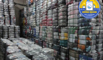 Dịch vụ giặt đồ hàng thùng số lượng